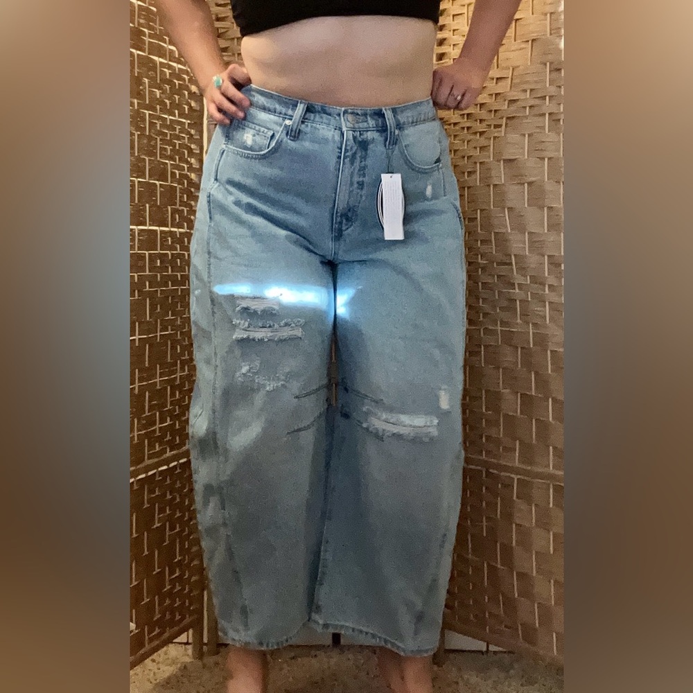 NWT Scoop Baggy Barrel Leg Jeans - Picture 7 of 8